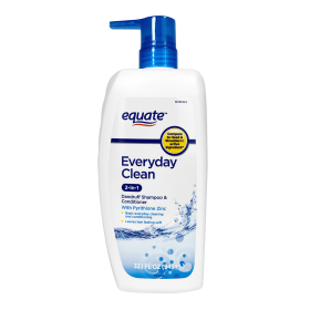 Equate 2N1 Everyday Clean Dandruff Shampoo and Conditioner;  32.1 fl oz