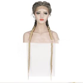 Front Lace Two Braids Wig Headband (Option: 1BT613)