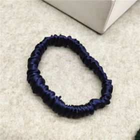 Silk seamless hair tie (Option: Tibetan blue)