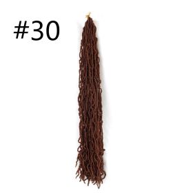Dirty Braid Irregular Crochet Hair (Option: B)