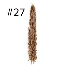 Dirty Braid Irregular Crochet Hair (Option: A)