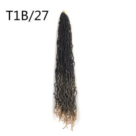 Dirty Braid Irregular Crochet Hair (Option: C)