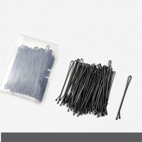 50 Pieces Of Korean Exquisite Boxed One-Word Clip Hairpin Simple Bangs Broken Hair Clip Hairpin (Option: Straight clamp)