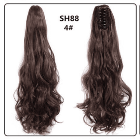 Fluffy Natural Lifelike Claw Clip Ponytail Wholesale (Option: 3style)