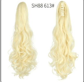 Fluffy Natural Lifelike Claw Clip Ponytail Wholesale (Option: 20Style)