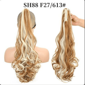 Fluffy Natural Lifelike Claw Clip Ponytail Wholesale (Option: 32style)