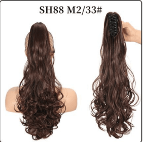 Fluffy Natural Lifelike Claw Clip Ponytail Wholesale (Option: 37style)