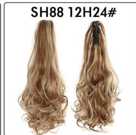 Fluffy Natural Lifelike Claw Clip Ponytail Wholesale (Option: 44style)