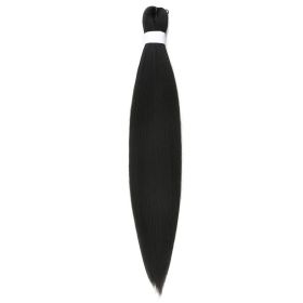 PVC Low Temperature Flame Retardant Fluffy Pull Block Big Braid Styling Wig (Option: 1A)