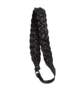 Bohemian braided headband (Option: Black-3.5cm)