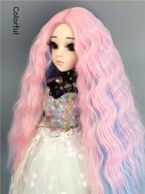 Small Cloth Salon Doll Wigs (Option: Colorful-3points)
