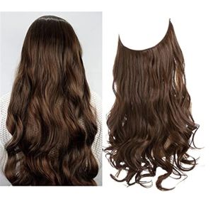 Wig Female Extension Chemical Fiber Long Curly Hair Matte High-temperature Fiber Fishing Thread Wig Set (Option: No.2No30-22inch)