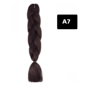 Color Big Braid African Chemical Fiber High Temperature Silk Wig Gradient (Option: A7)