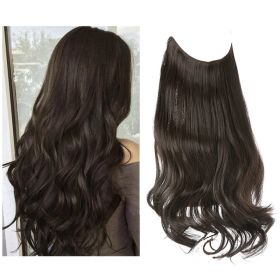 Wig Female Extension Chemical Fiber Long Curly Hair Matte High-temperature Fiber Fishing Thread Wig Set (Option: NO.6-16inch)
