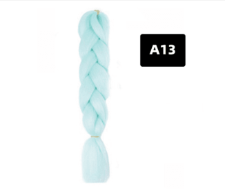 Color Big Braid African Chemical Fiber High Temperature Silk Wig Gradient (Option: A13)