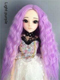 Small Cloth Salon Doll Wigs (Option: Light Purple-Ke Er)