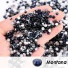 SS4-SS12 Rhinestones Non Hotfix Round Flatback Crystal Glass AB Multi-color Nail Art Glitter Stones 1440pcs DIY Clear Crystal