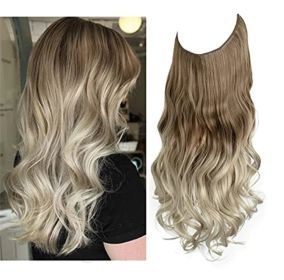 Wig Female Extension Chemical Fiber Long Curly Hair Matte High-temperature Fiber Fishing Thread Wig Set (Option: No.10T24-14inch)