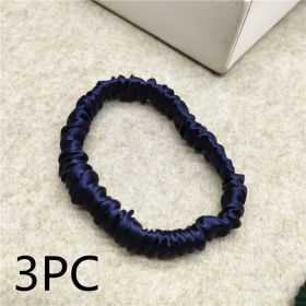 Silk seamless hair tie (Option: Tibetan blue 3PC)