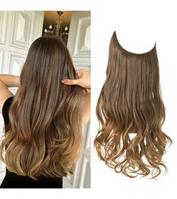 Wig Female Extension Chemical Fiber Long Curly Hair Matte High-temperature Fiber Fishing Thread Wig Set (Option: NO.10T27-16inch)