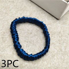 Silk seamless hair tie (Option: Blue 3PC)